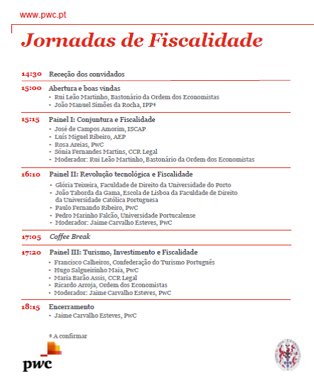 20180503 - Jornadas Fiscalidade Porto